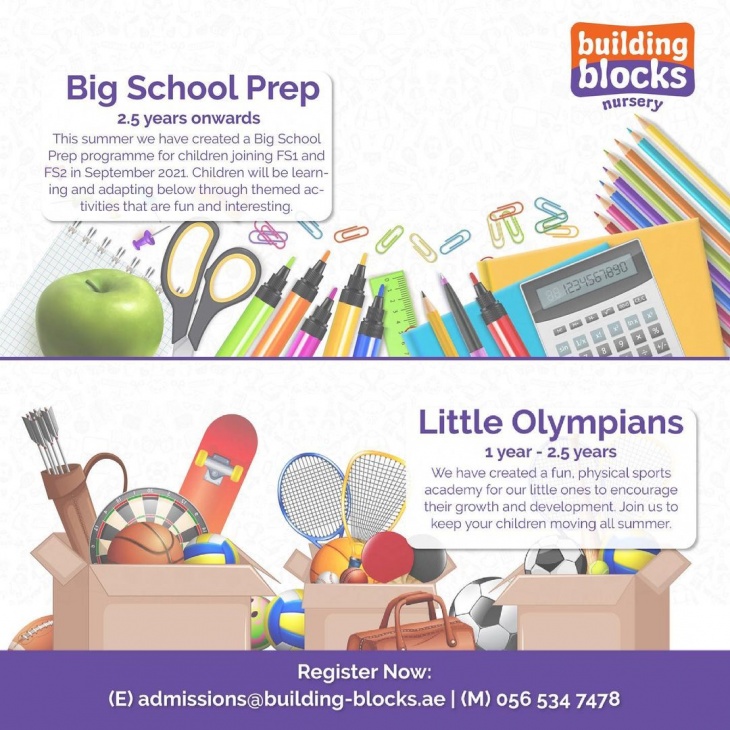 Summer Term Programmes Building Blocks Nursery Tickikids Dubai